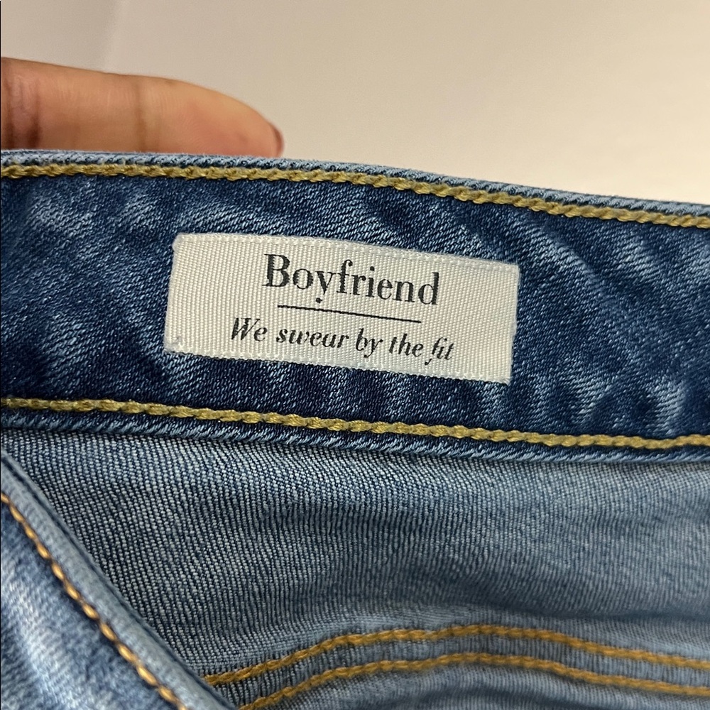 Torrid Women’s Light Blue Distressed Boyfriend Jeans Street wear Casual Sz 16 - Picture 5 of 9